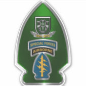第10空挺特殊部隊 シール (正面)