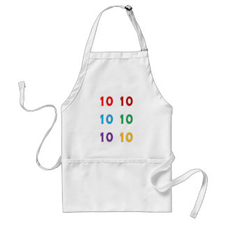 第10第10 Xthの誕生日記念日年のギフト スタンダードエプロン