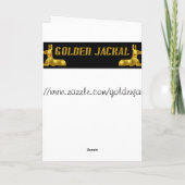 第10結婚記念日の幸せな記念日 カード (裏面)