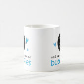 第10結婚記念日の蝶のためのギフト コーヒーマグカップ (中央)