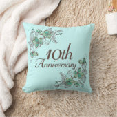 第10記念日のギフトの装飾用クッション クッション (ブランケット)