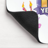 第10誕生日のロゴ マウスパッド (コーナー)