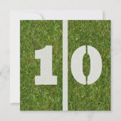 第10誕生日の招待状 招待状 (正面)