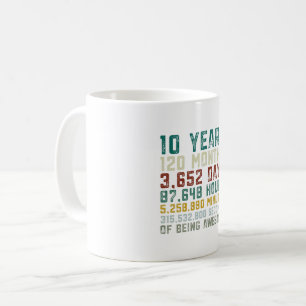 第10誕生日の男の子の女の子記念日10歳の コーヒーマグカップ