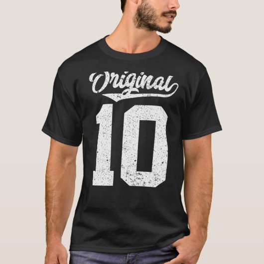 第10誕生日オリジナル十 Tシャツ (正面)