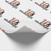 第10誕生日ギフト2桁女子体操 ラッピングペーパー (角)