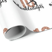 第10誕生日ギフト2桁女子体操 ラッピングペーパー (ロールコーナー)