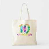 第10誕生日ギフト2桁女子10Tシャツ トートバッグ (正面)