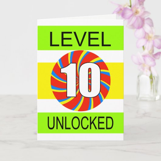 第10誕生日ゲーマー カード (蘭)