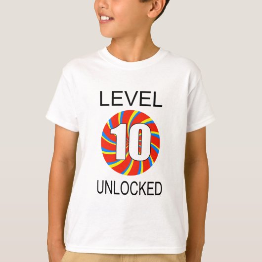 第10誕生日ゲーマー Tシャツ (正面)