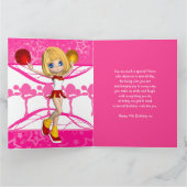 第10誕生日チアリーダー踊りスターズインブレンド カード (内部)