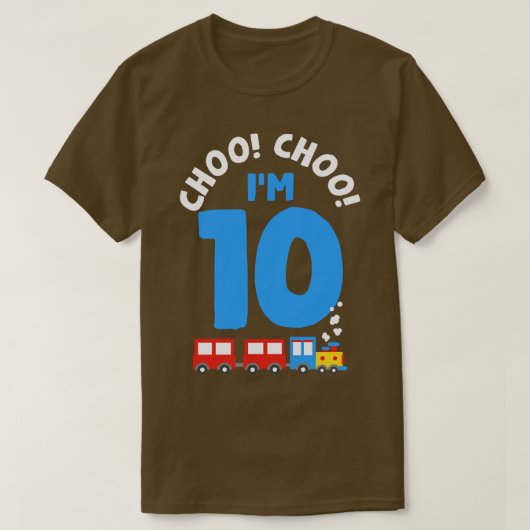 第10誕生日チョオトレイン Tシャツ (デザイン正面)