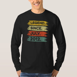 第10誕生日レトロヴィンテージ伝説2012年7月以来 Tシャツ