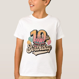 第10誕生日ヴィンテージTシャツ Tシャツ