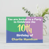 第10誕生日招待状 (スタンド正面)