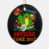 第10誕生日漫画スタイル2013 10素晴らしYe以降 セラミックオーナメント (左)