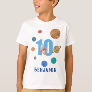 第10誕生日系太陽の惑星 Tシャツ