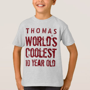 第10誕生日贈与世クール界10歳A11 Tシャツ