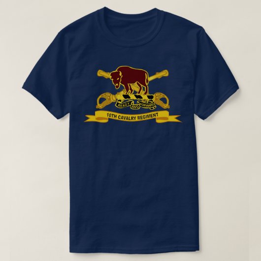 第10連隊（Brリボン付） Tシャツ (デザイン正面)