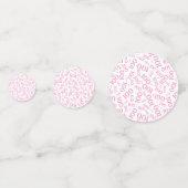 第100はピンクおよび白の100th誕生日を模造します コンフェッティ (正面)