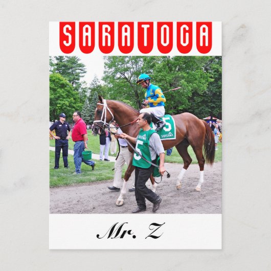 第100回サンフォードステークスのZ氏 ポストカード (正面)