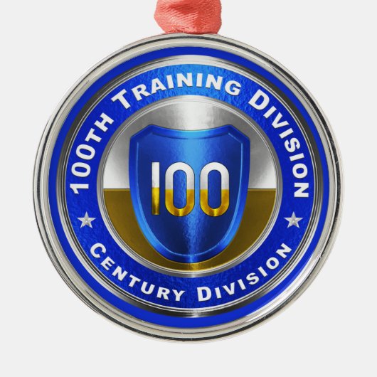 第100回トレーニング部門クリスマス メタルオーナメント (正面)