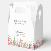 第100回バースデーパーティー威厳がある誕生月花 フェイバーボックス (オープン)