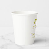 第100回バースデーパーティー紙カップパーソナライズされた 紙コップ (右)