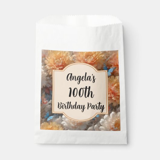 第100回バースデーパーティー フェイバーバッグ (正面)