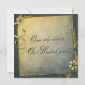 第100回バースデーパーティー 招待状 (正面)