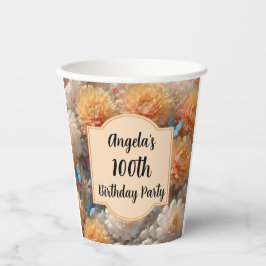 第100回バースデーパーティー 紙コップ