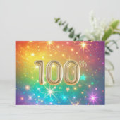 第100回レインボーカラフルスター宇宙 シーズンカード (スタンド正面)