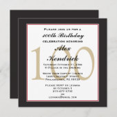 第100回100周年誕生日招待状 招待状 (正面/裏面)