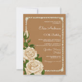 第100回100回100回バラ誕生日 招待状 (正面)