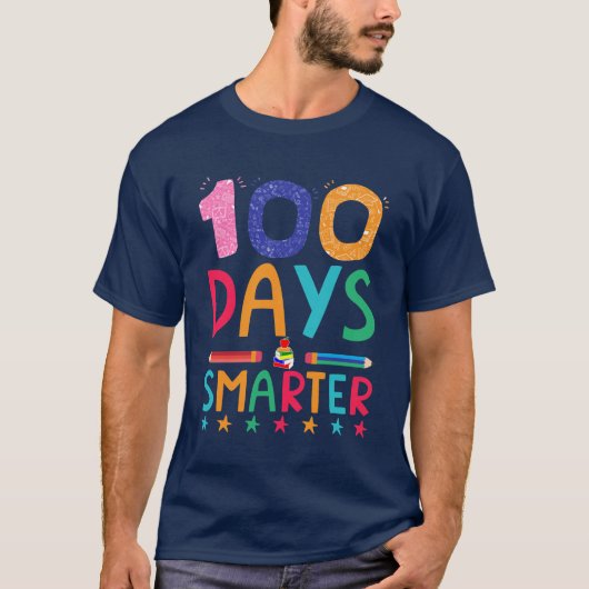 第100日の学校先生 Tシャツ (正面)