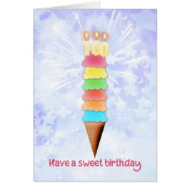 第100誕生日ジャイアントアイスクリーム