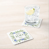 第100誕生日ブルーアジサイ ペーパーコースター (インサイチュ)