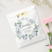 第100誕生日ブルーバラフローラユーカリリース フェイバーバッグ (封をした状態)