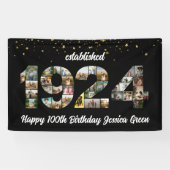 第100誕生日写真集1924年設立 横断幕 (横)