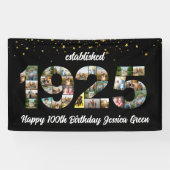 第100誕生日写真集1925年設立 横断幕 (横)