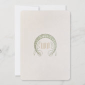 第100誕生日招待状アールヌーボーバイミュシャ 招待状 (裏面)