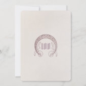 第100誕生日招待状アールヌーボー・W・モリス 招待状 (裏面)