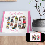 第100誕生日番号100切り出し写真共有 カード<br><div class="desc">写真カードを持つ特別な人にハッピーバースデーユニークを言いなさい。この写真テンプレートは、写真を追加するために設定され、各番号の先頭から作業する。おばあちゃんの名前やナナ、ママ、グラミー素晴らしミー、人の名前など、好きなように編集できる。写真コラージュは、ポートレート、ランドスケープ、四角いプレースホルダで構成さ与えれ、スロット内で選択した写真を取得する柔軟性が最高のたっぷり。</div>