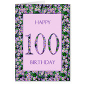 第100誕生日紫デイジー (正面)