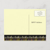 第100誕生日RSVPカード インビテーションポストカード (裏面)