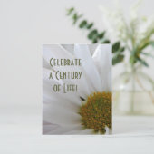 第100誕生祝いデイジー 招待状 (スタンド正面)