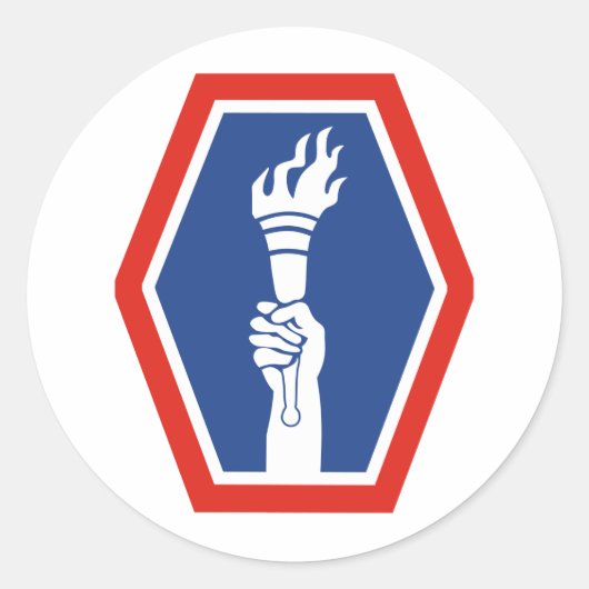 第100 BN 442歩兵 ラウンドシール (正面)