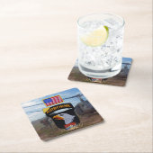 第101回空中叫びイーグルズベトナム戦争 スクエアペーパーコースター (インサイチュ)