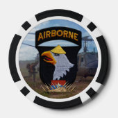 第101回空中叫びイーグルズベトナム戦争 ポーカーチップ (裏面)