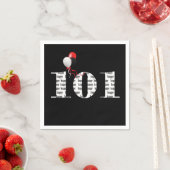 第101回誕生日パーティー風船 スタンダードカクテルナプキン (インサイチュ)